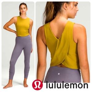 NWOT Lululemon Nulu Twist-Back Yoga Tank